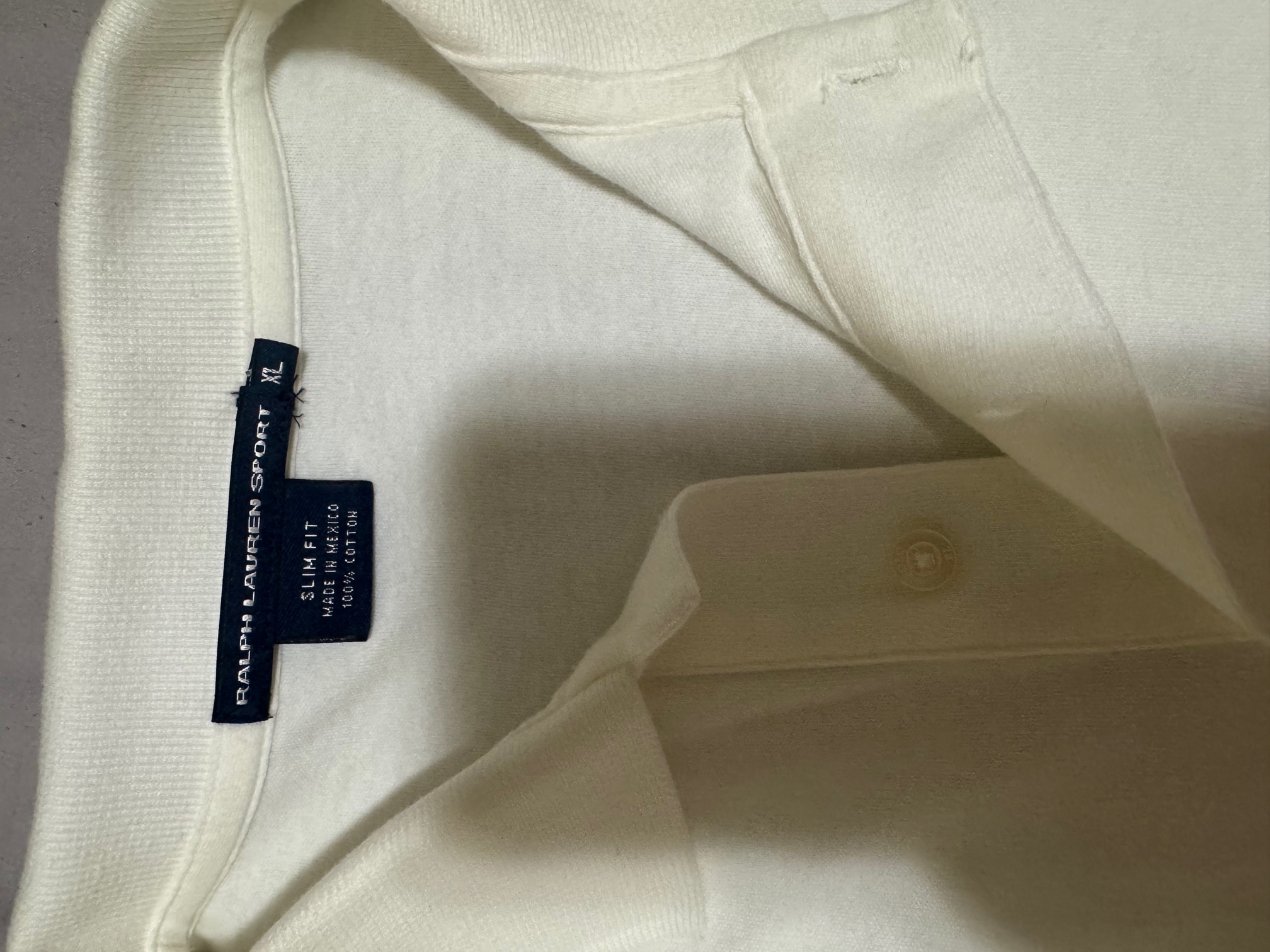 Ralph Lauren Women's White Polo Shirt size XL
