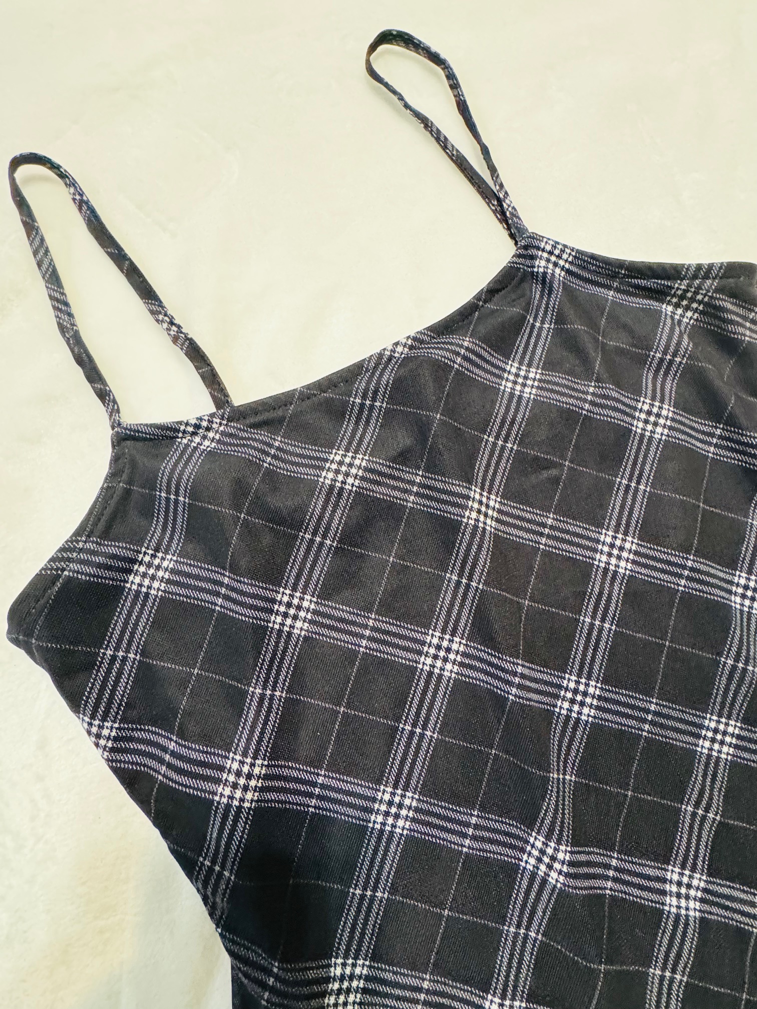 Plaid Sleeveless Dress size S