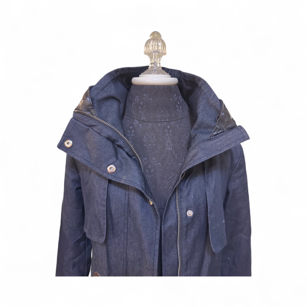 Colehann Navy Blue Hooded Jacket S/P