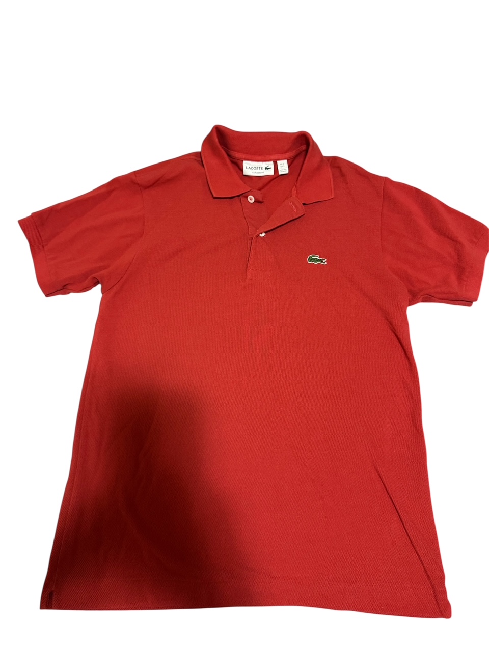Lacoste Classic Fit Red Polo Shirt US5