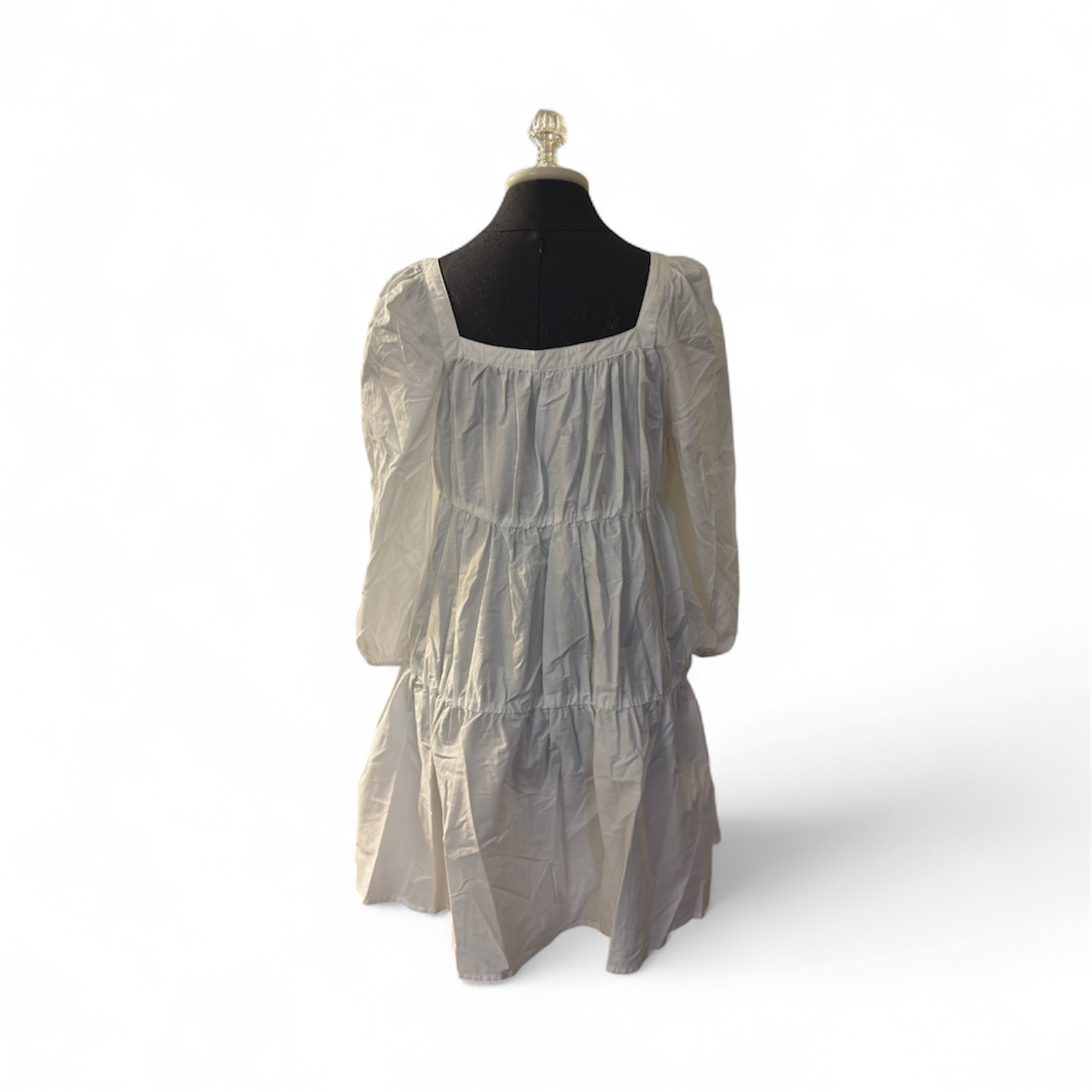 Zara White Button-Down Dress size US M