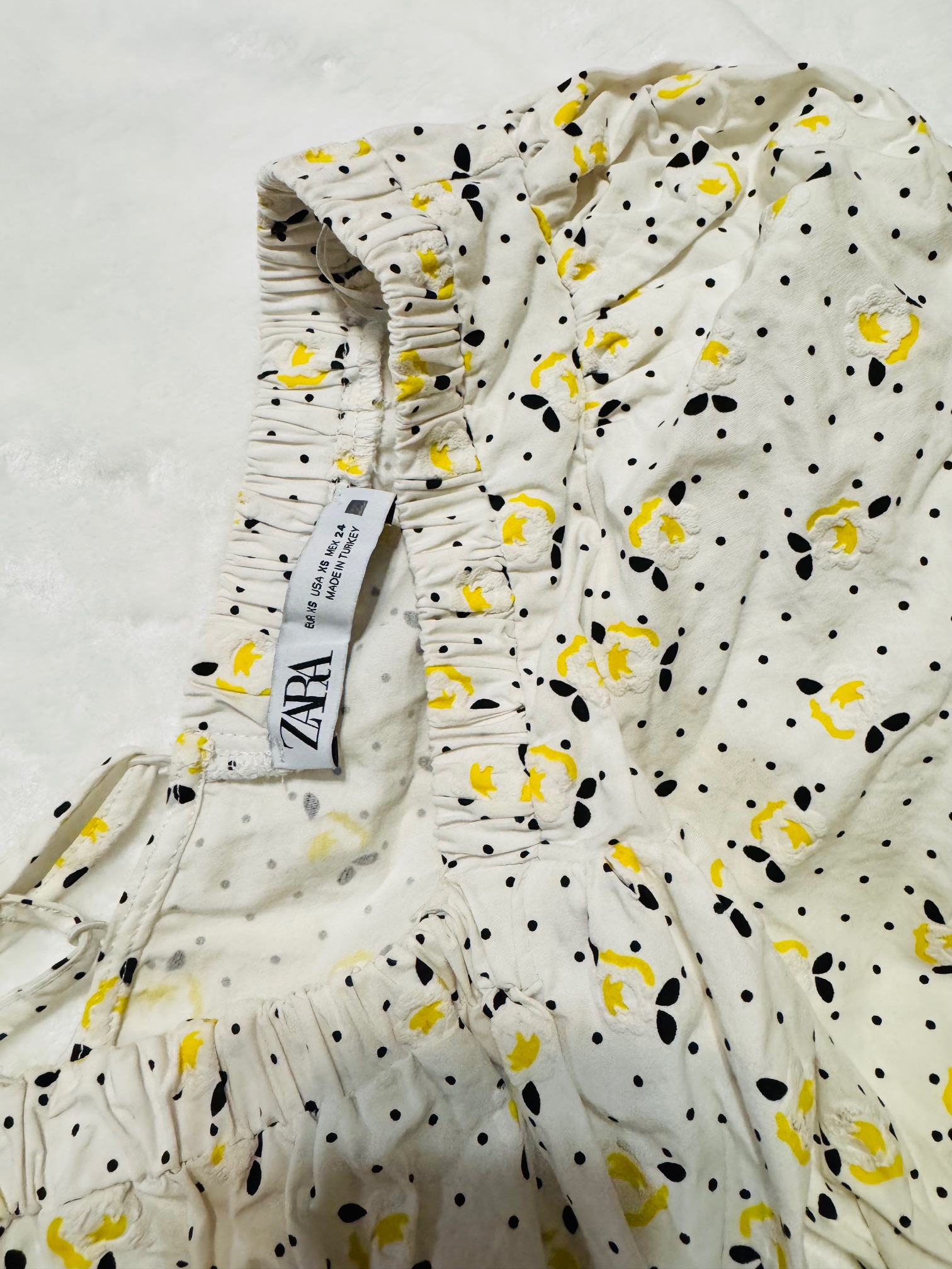 Zara Printed Baby Romper size XS
