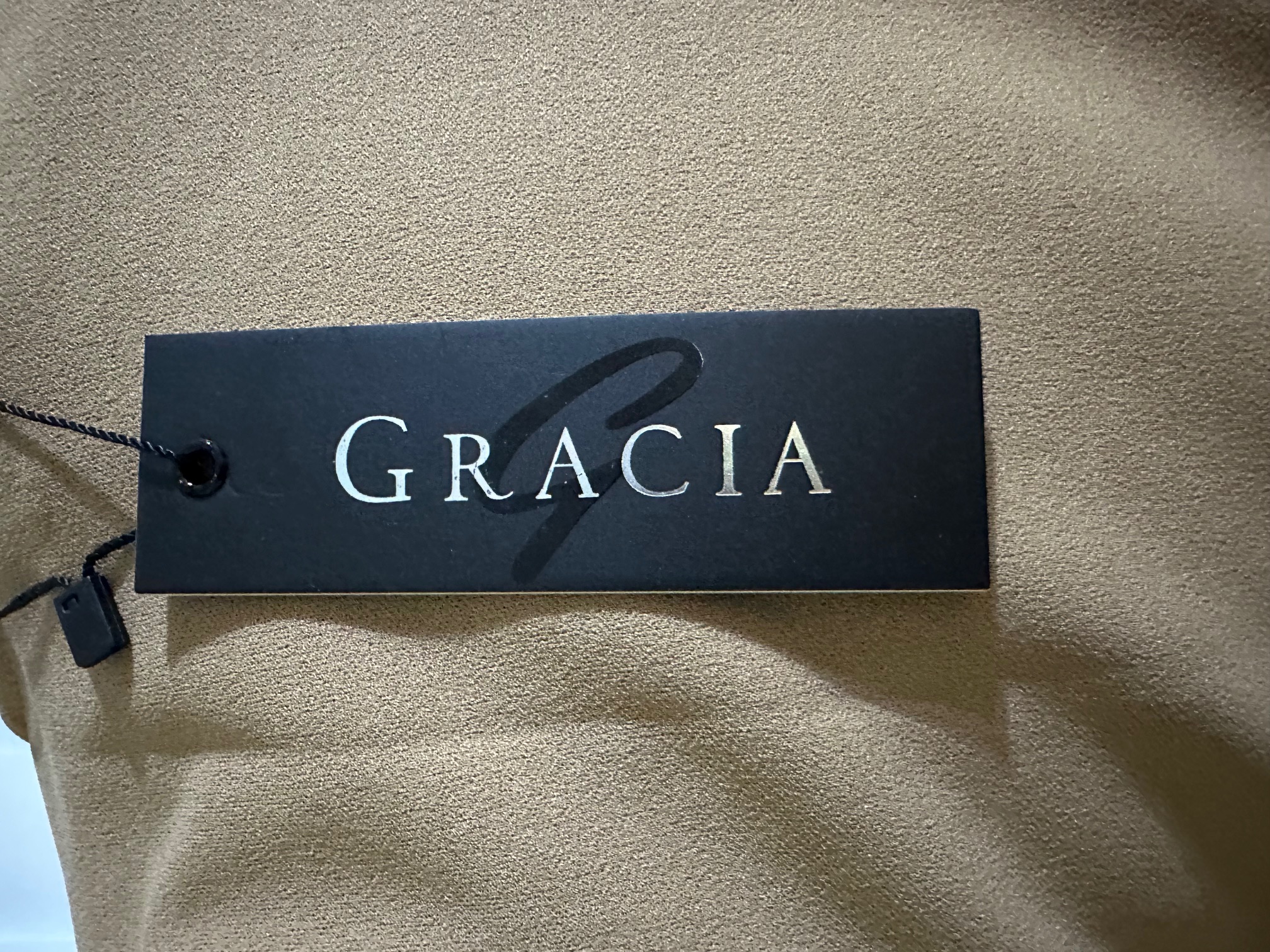 Gracia Elegant Beige Blouse size M women