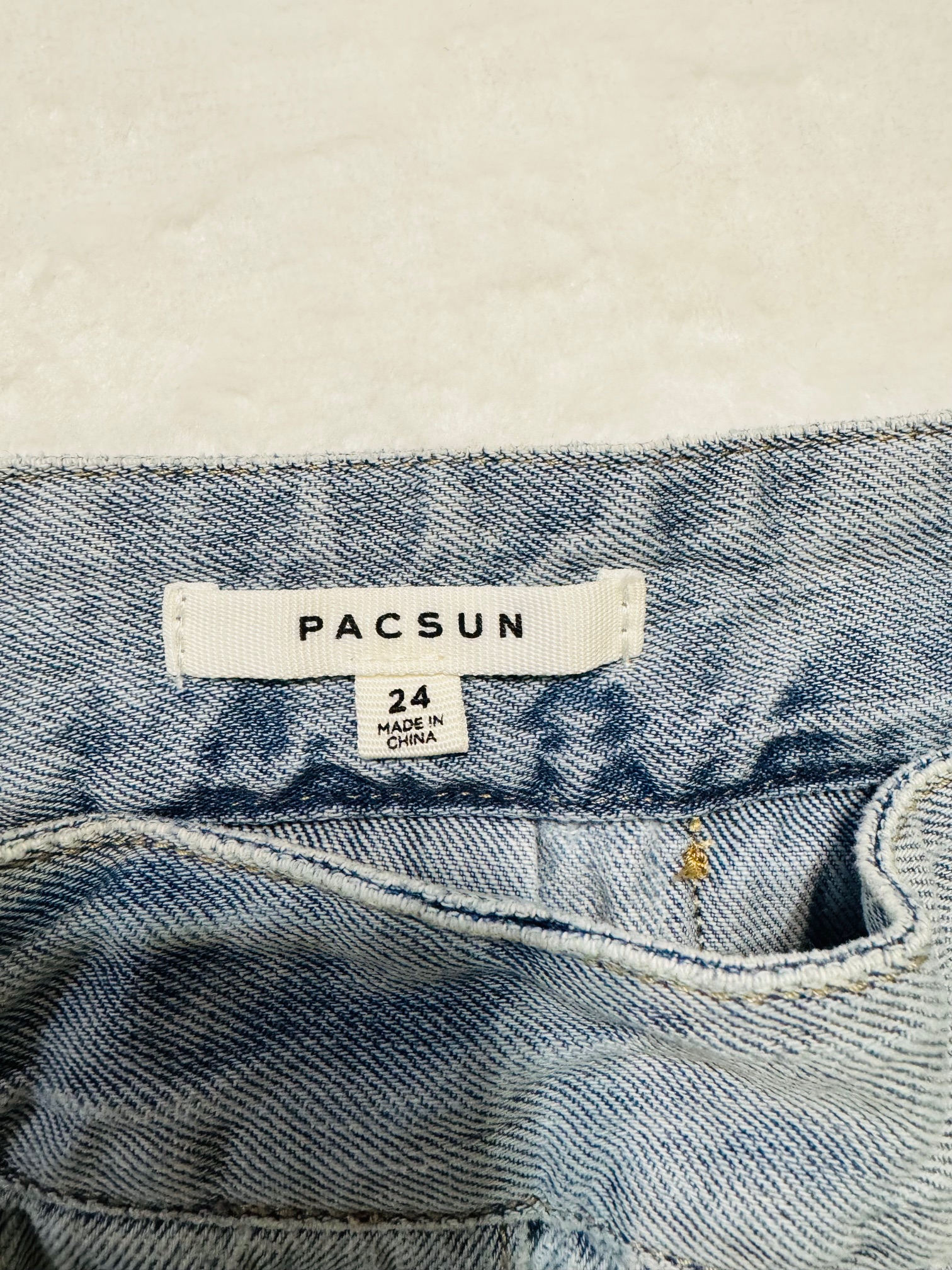 Denim Pleated Skirt size 24