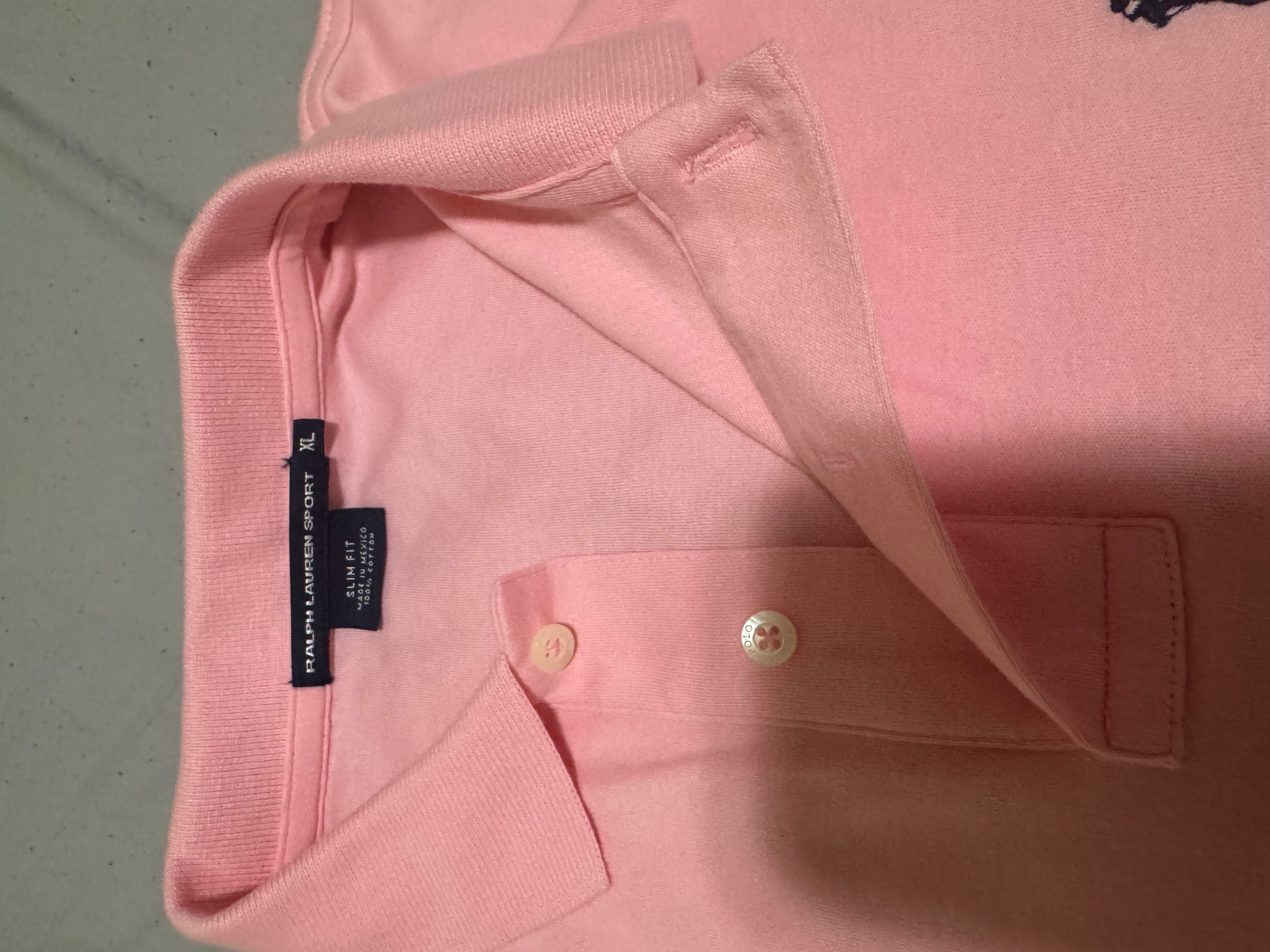 Ralph Lauren Pink Women's Polo Shirt size XL