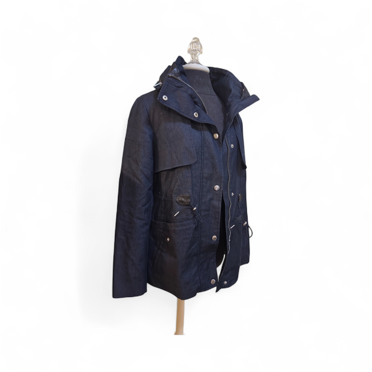 Colehann Navy Blue Hooded Jacket S/P