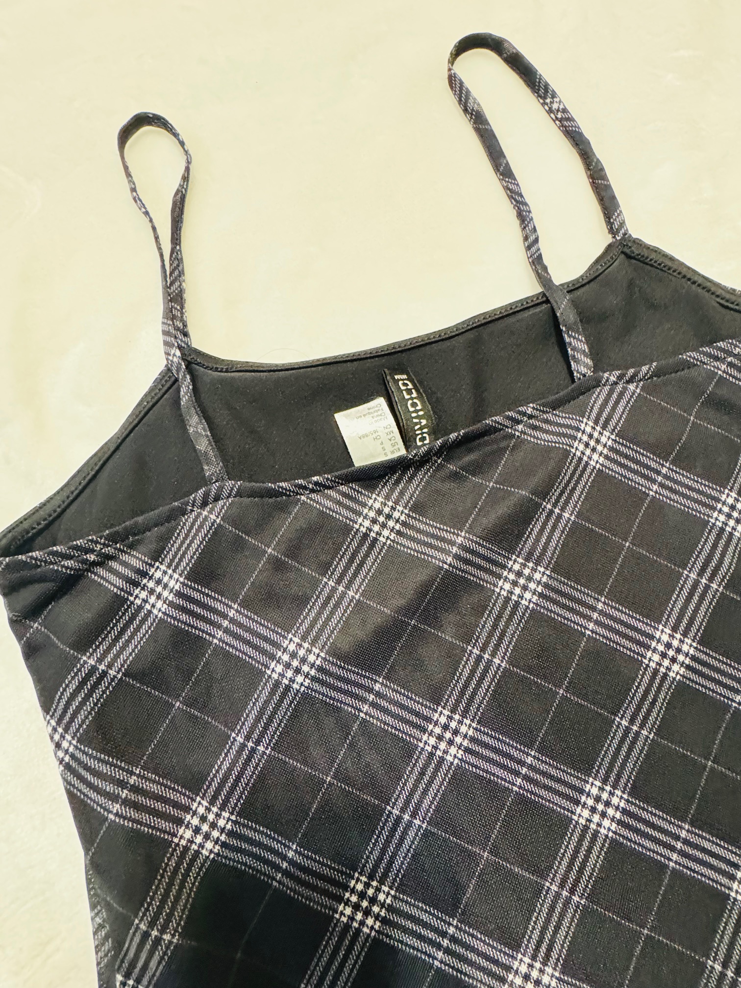 Plaid Sleeveless Dress size S