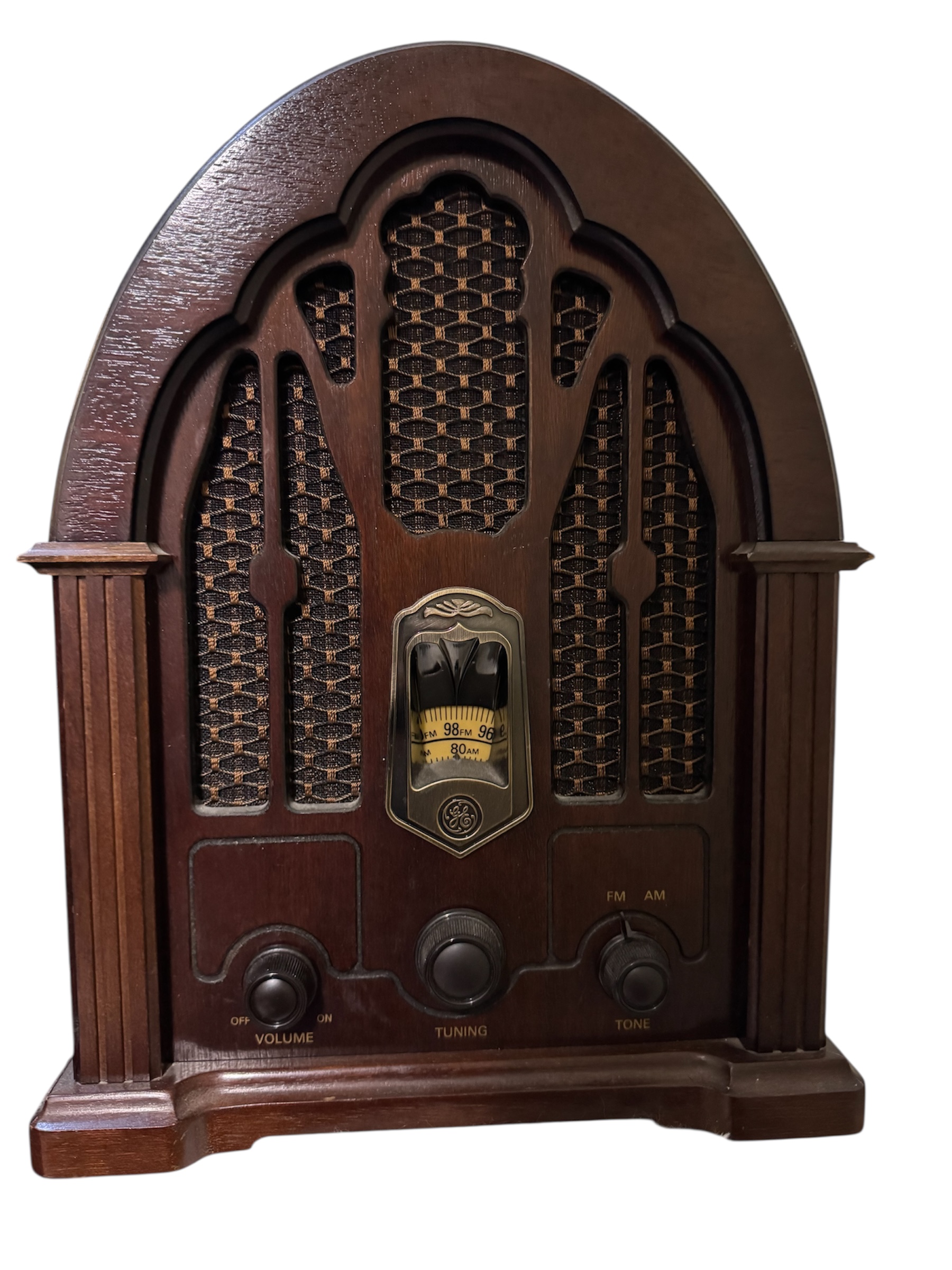 GE Vintage Cathedral Style AM/FM Radio