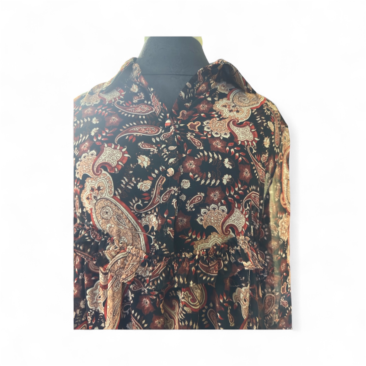 ZARA Women's Paisley Print Top size US S
