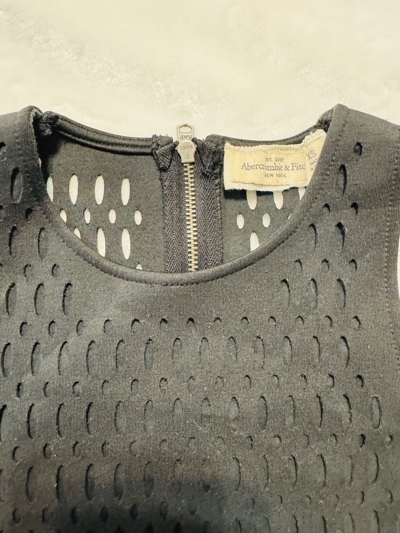 Black Mesh Tank Top size XS