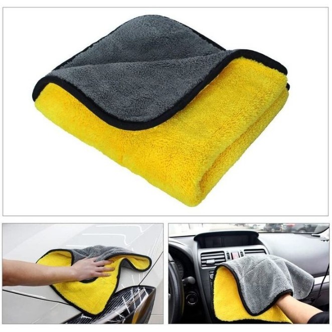Double-Sided Microfiber Cleaning Towel