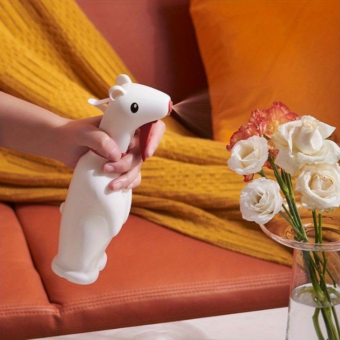 White Cat Shaped Water Spray Bottle