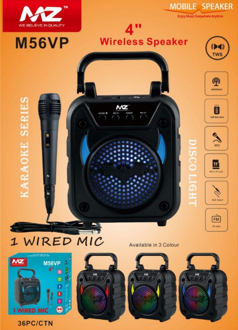 MZ M56VP 4" Wireless Speaker