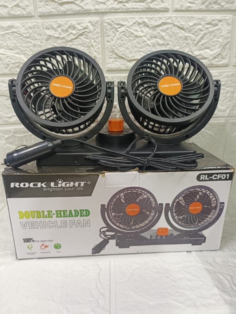 Double-Headed Vehicle Fan