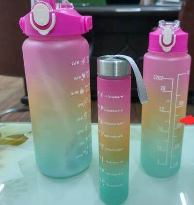Gradient Water Bottle Set