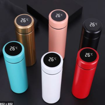 Smart Temperature Display Thermos Bottle