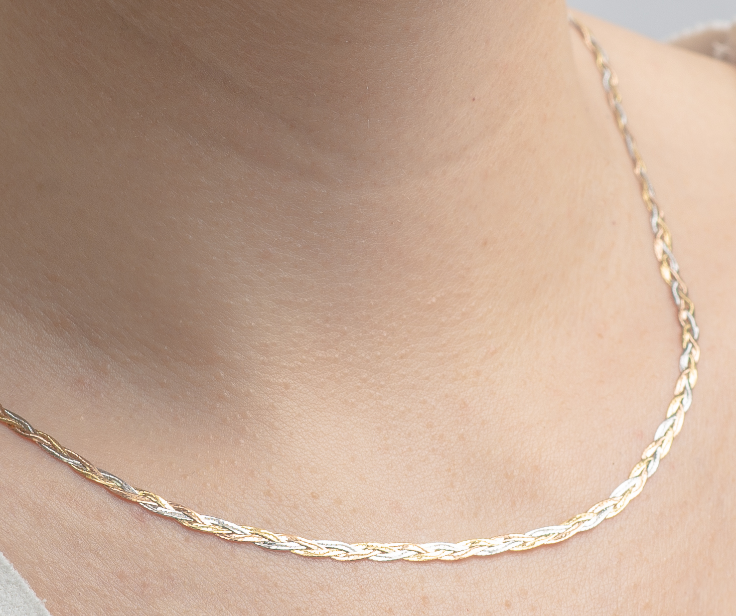 Cadena tipo trenza Elegante