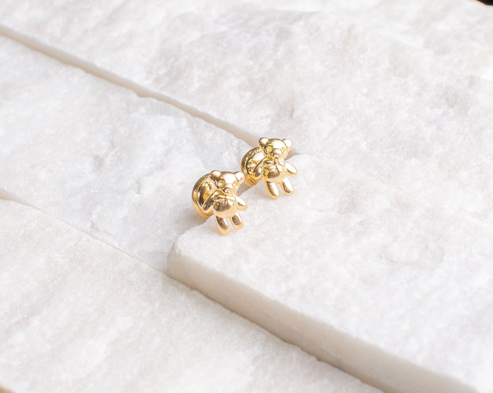 Topo Oso de Peluche Oro 18K