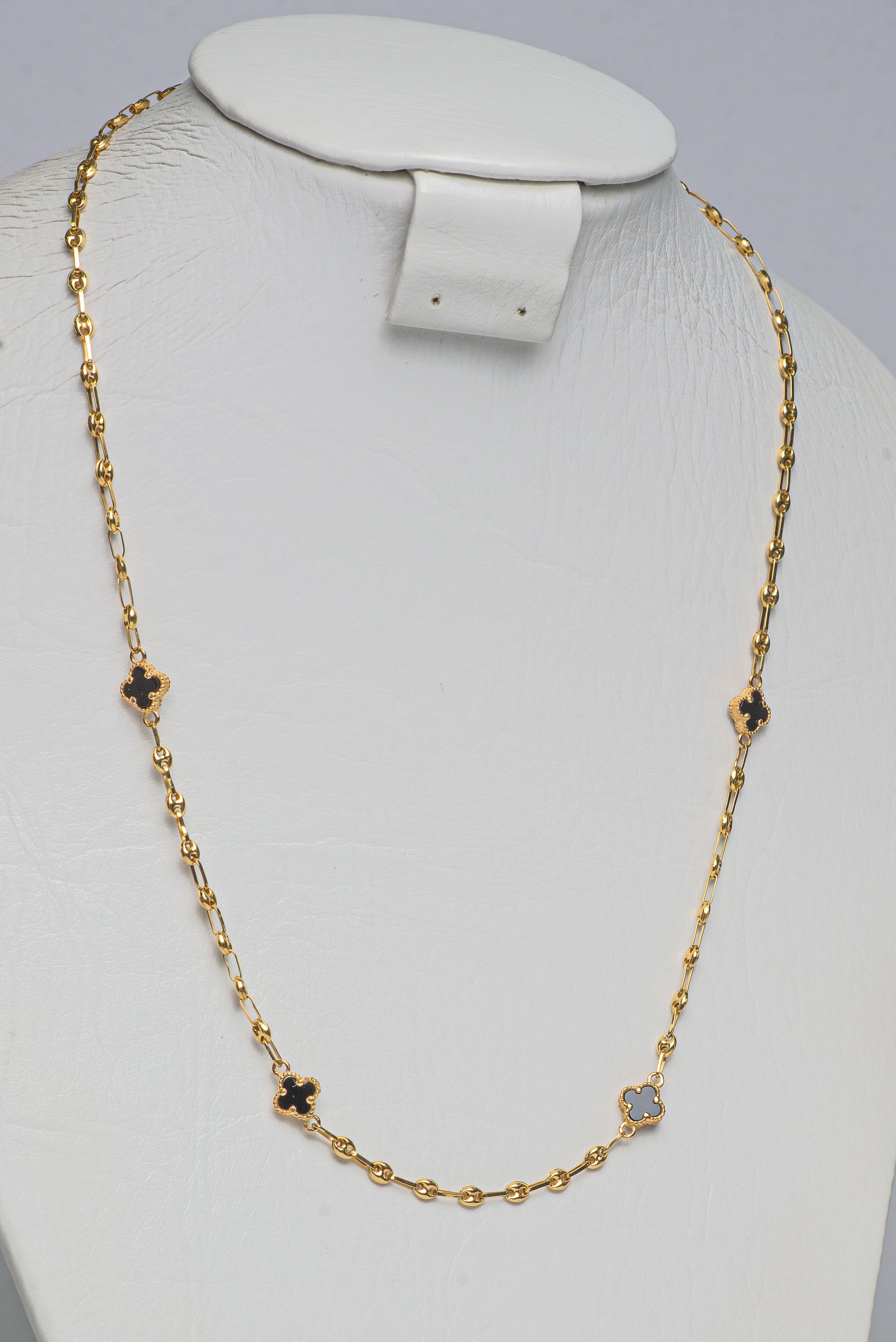 Juego Van Cleef Negro Oro 18K Elegante