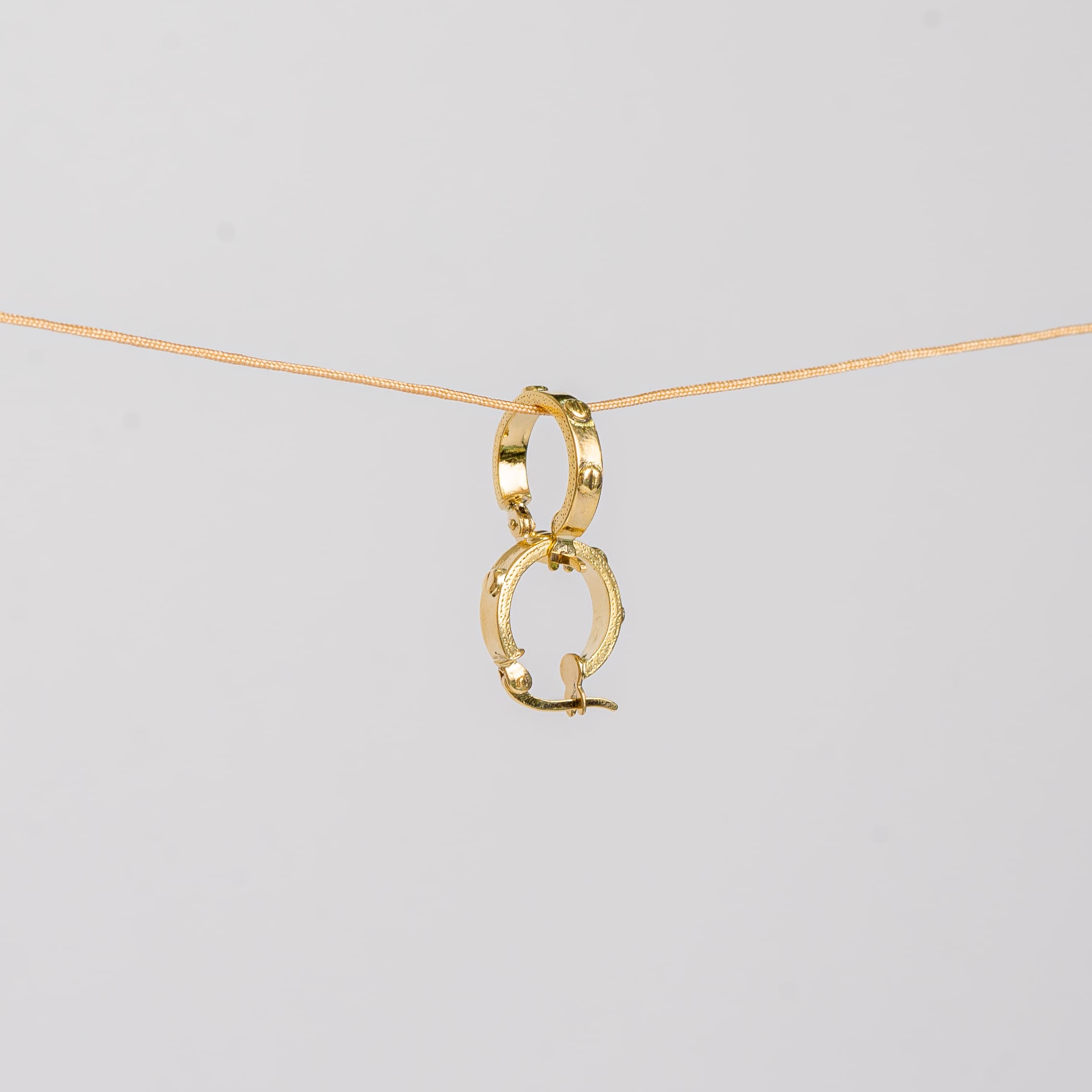 Candongas Cartier Oro 18K Sofisticada