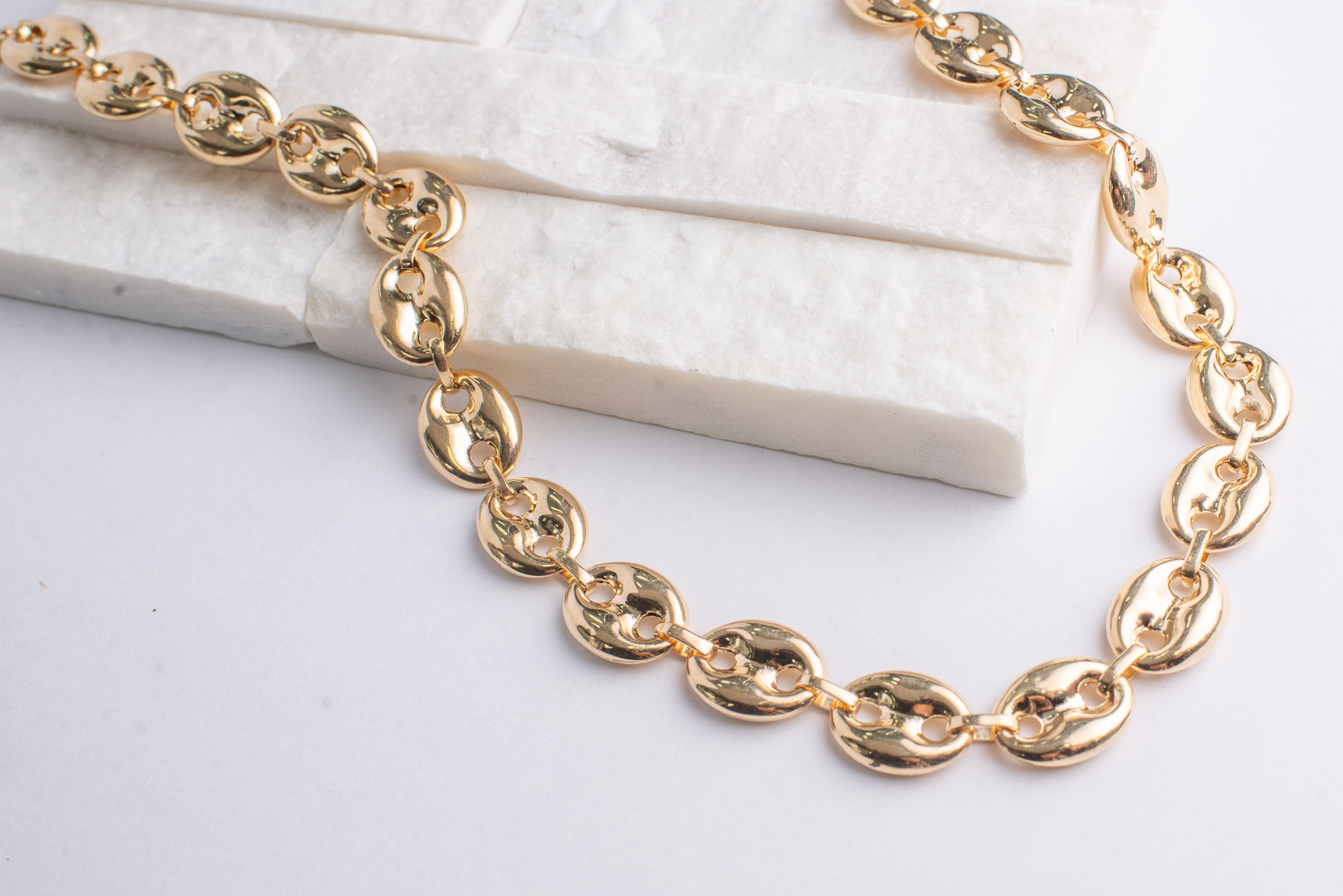 Cadena Gucci Lisa Gran Formato Oro 18K Macizo