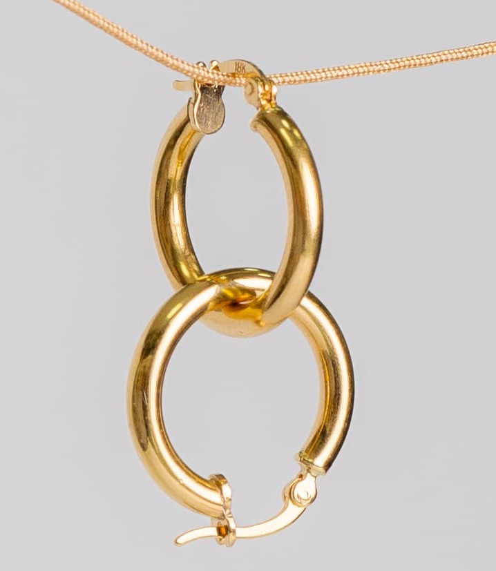 Candogas Lisas Oro 18K Elegante