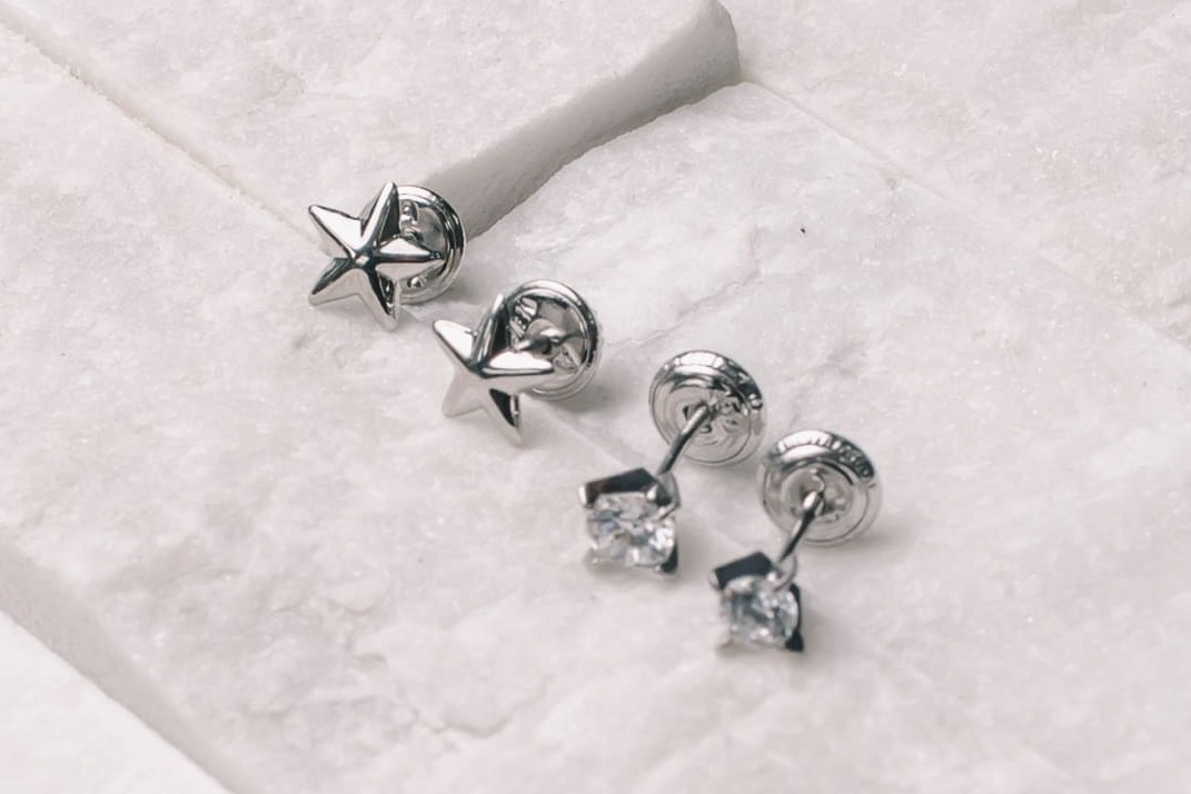 Topos oro Blanco Oro 18K Clásica