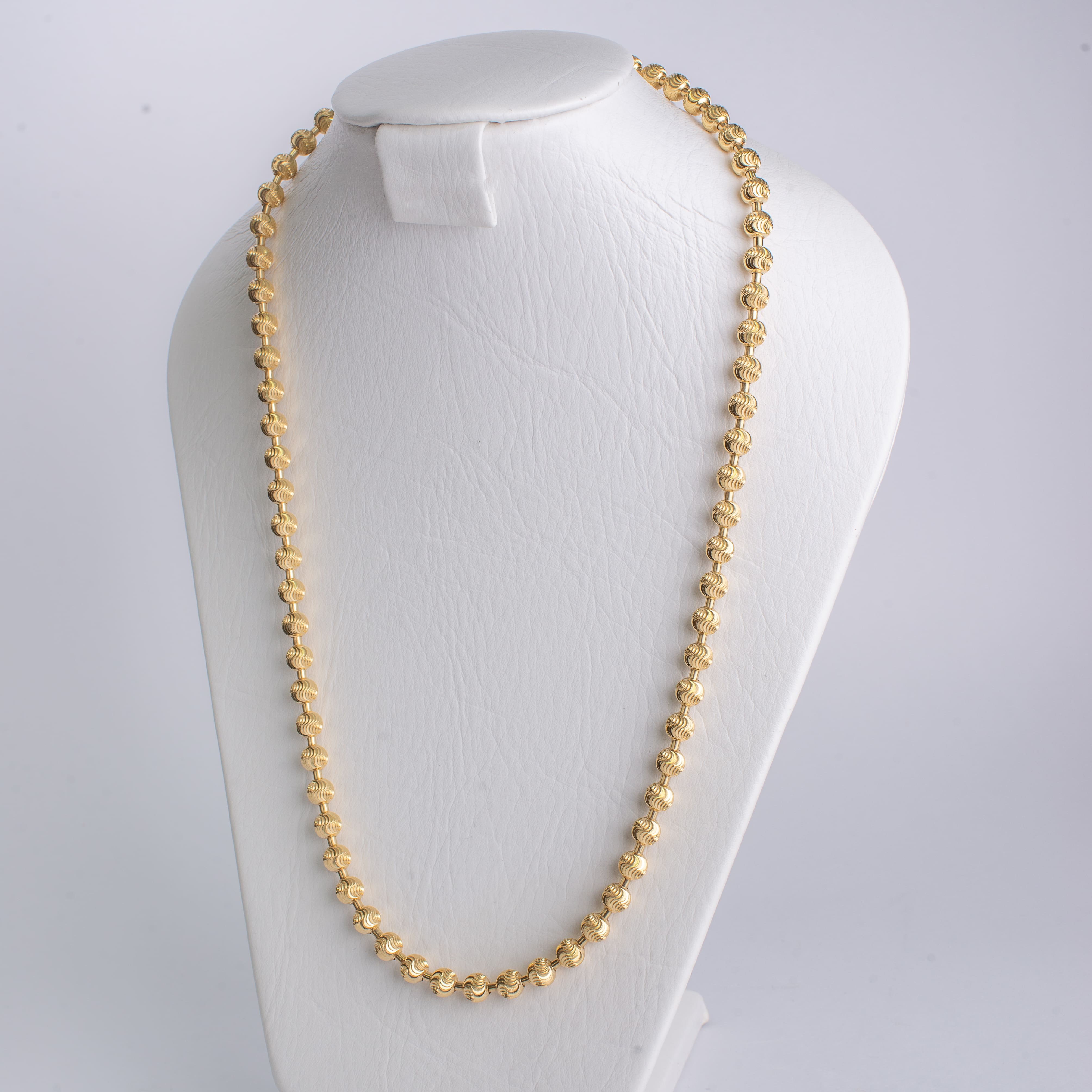 Cadena Militar Diamantada Oro 18K Macizo Elegante