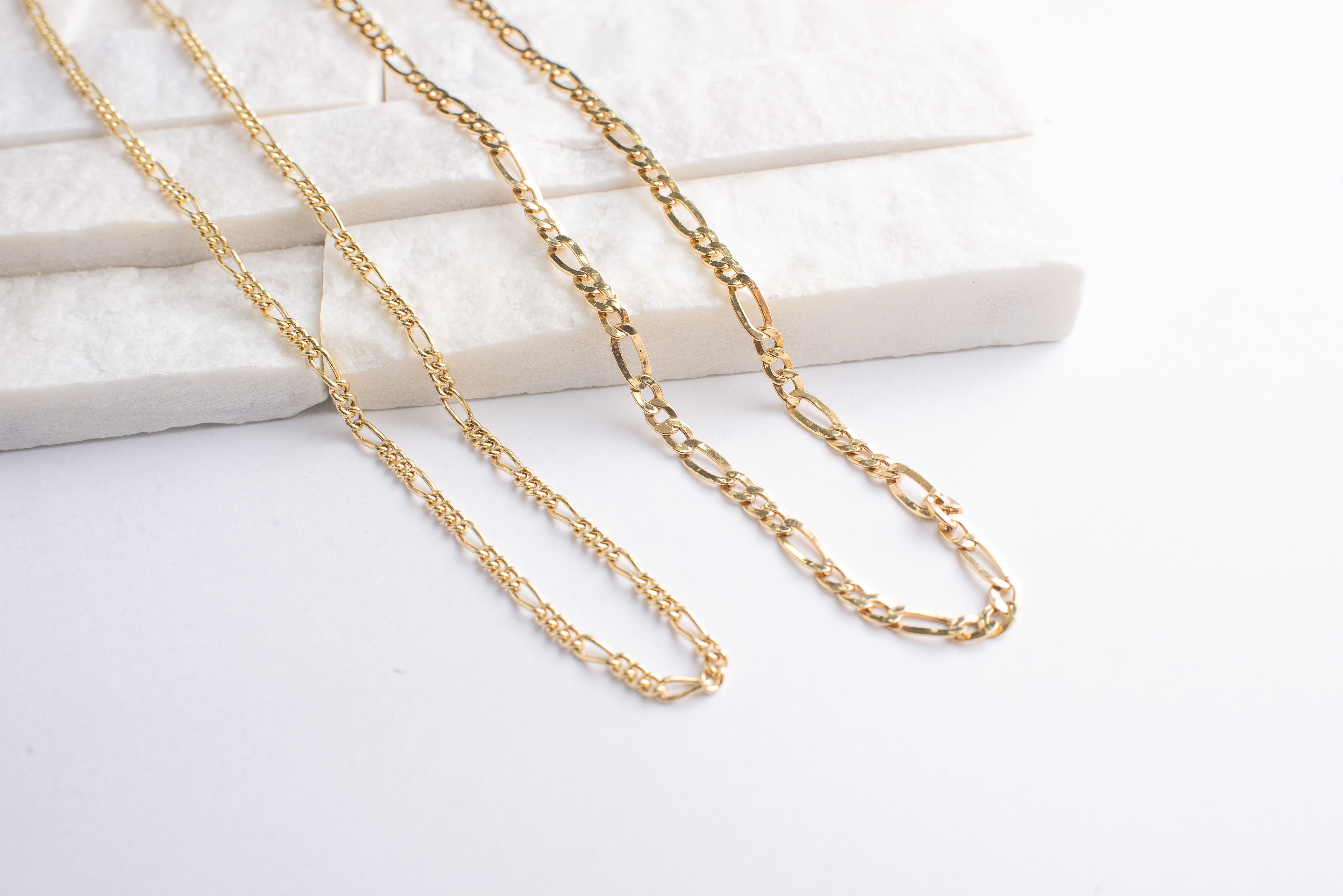 Cadena Cartier Oro Italiano 18K Macizo Clásica