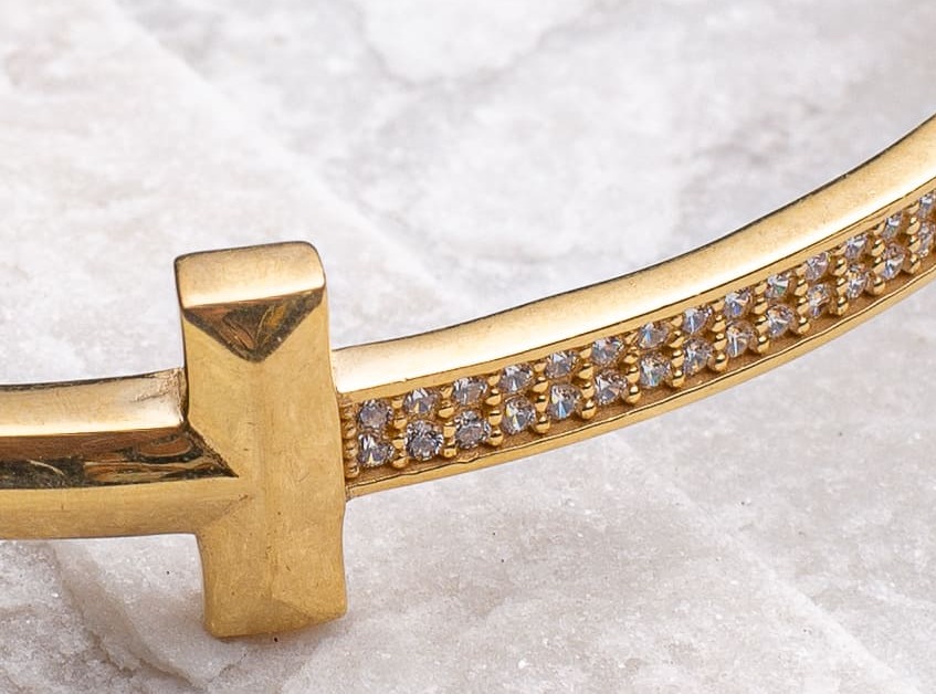 Aro Tiffany Oro 18K Moderno