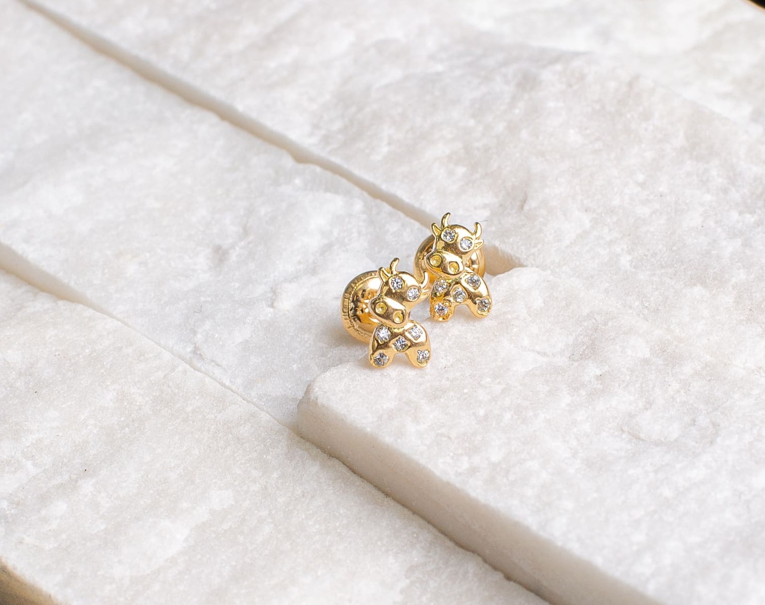 Topo Vaquita Oro 18K Exclusiva