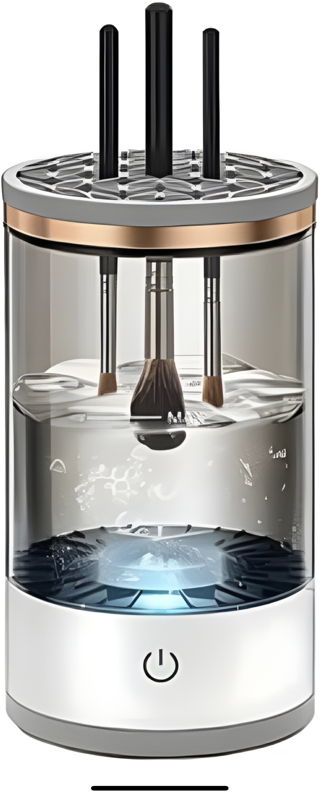 Limpiador automático de brochas de maquillaje