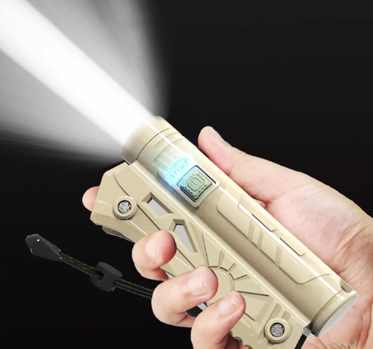 Linterna multifuncion recargable led