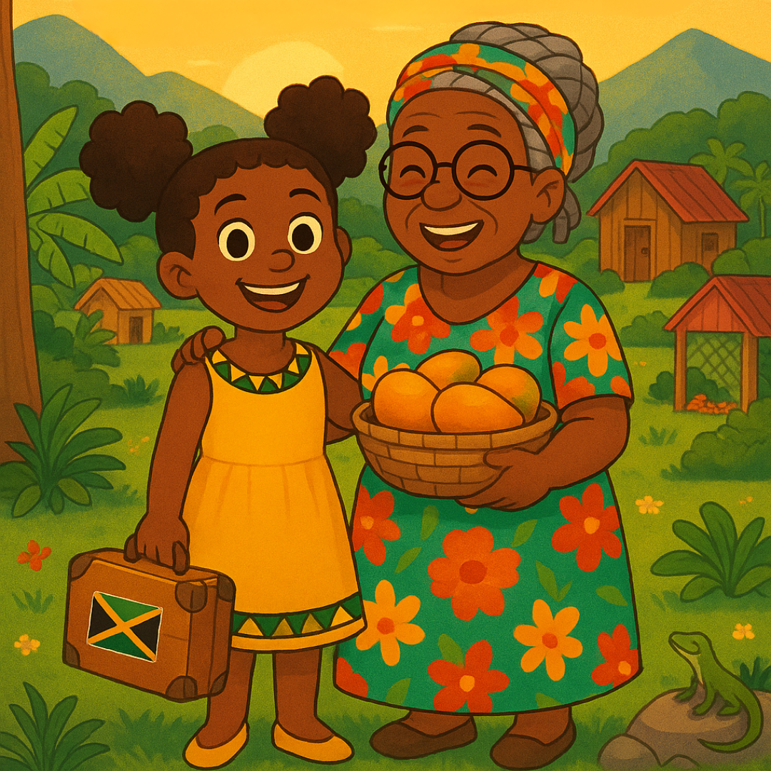 Maya’s Jamaican Summer: A Coloring Adventure with Grandma Esme!
