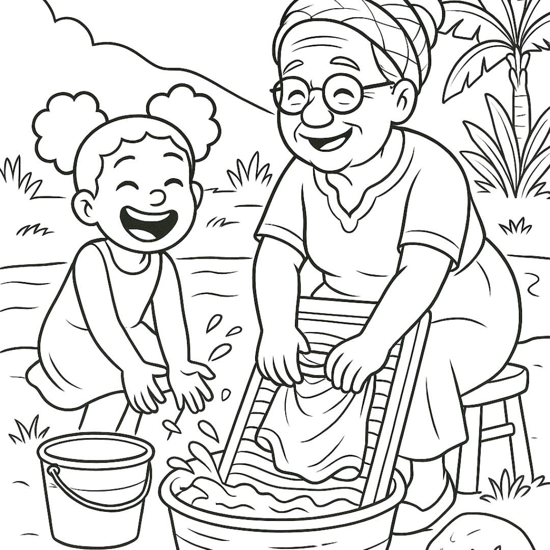 Maya’s Jamaican Summer: A Coloring Adventure with Grandma Esme!