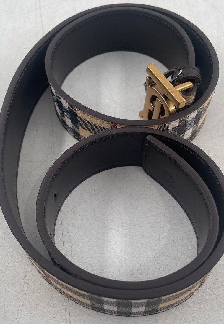 Burberry Reversible Check TB Belt