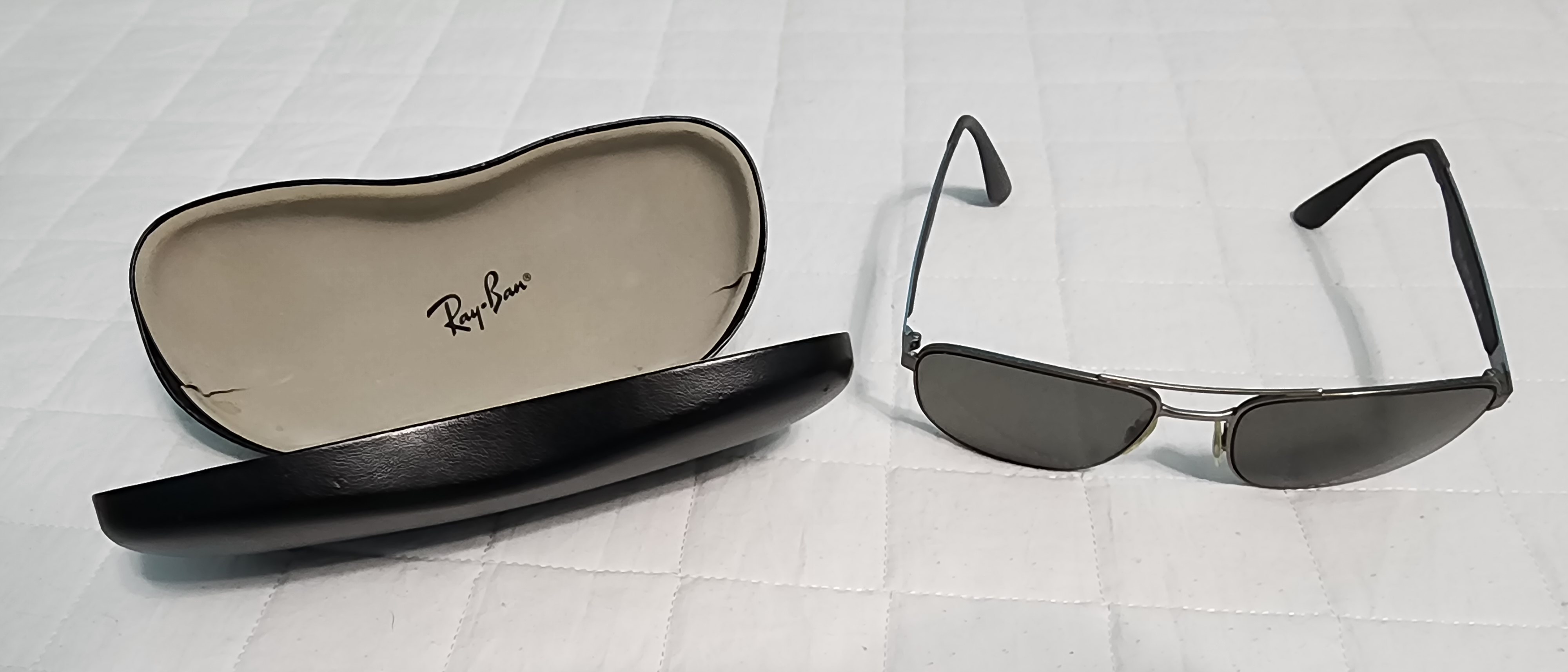Ray-Ban RB3528 Black Green Lenses Men's Sunglasses