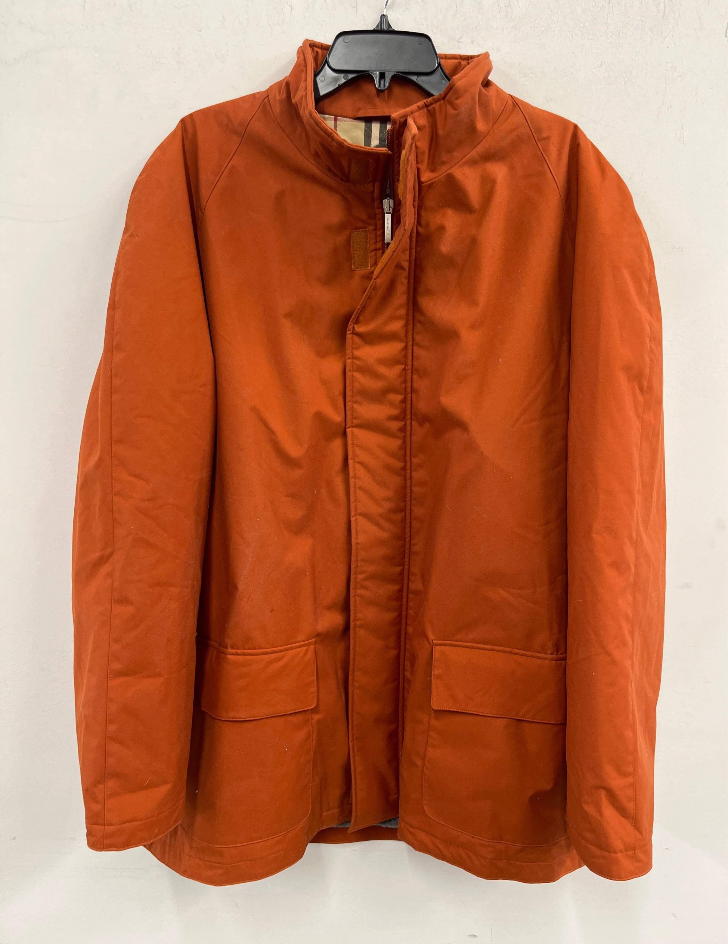 Burberry Orange Jacket - Men's - Large