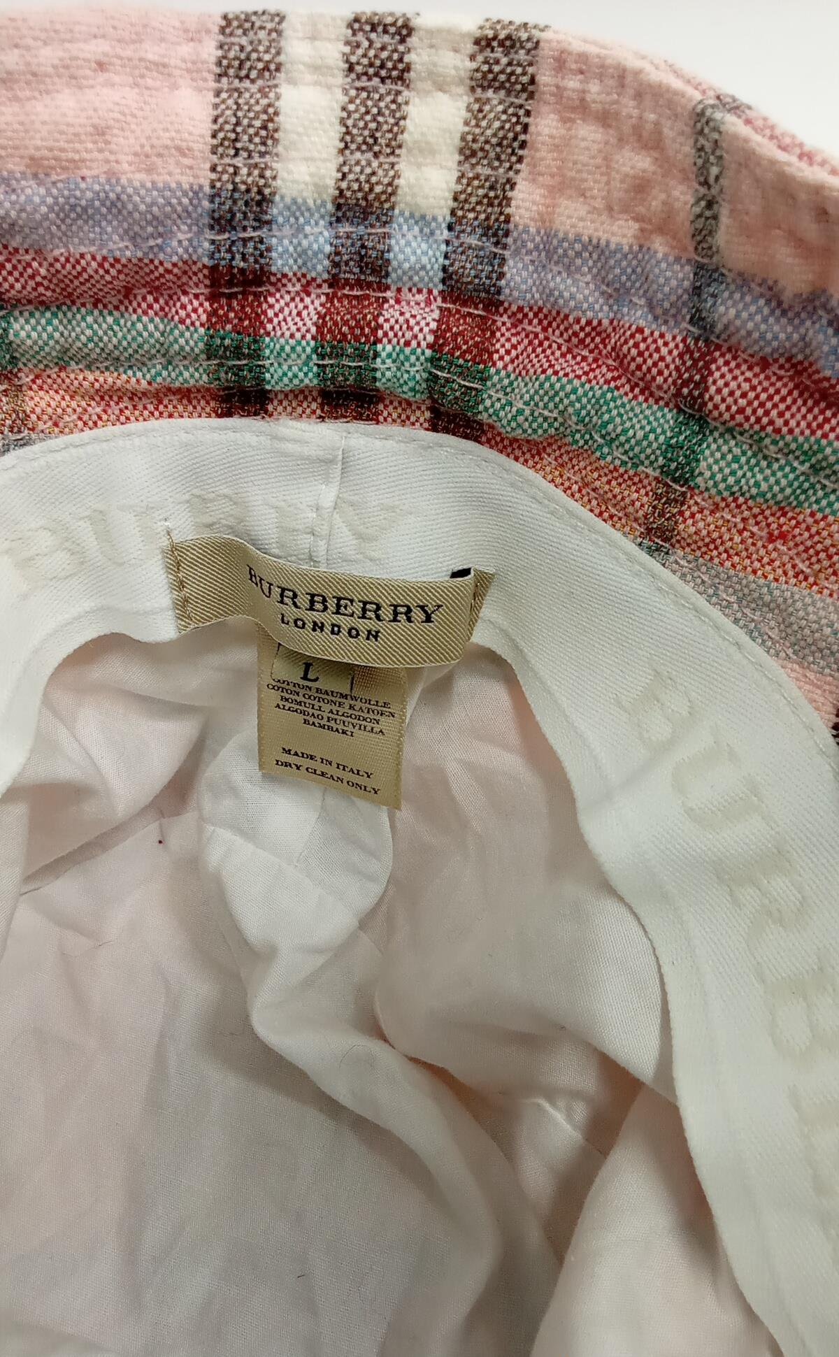 Burberry Checkered Bucket Hat - CERTIFIED Authentic 