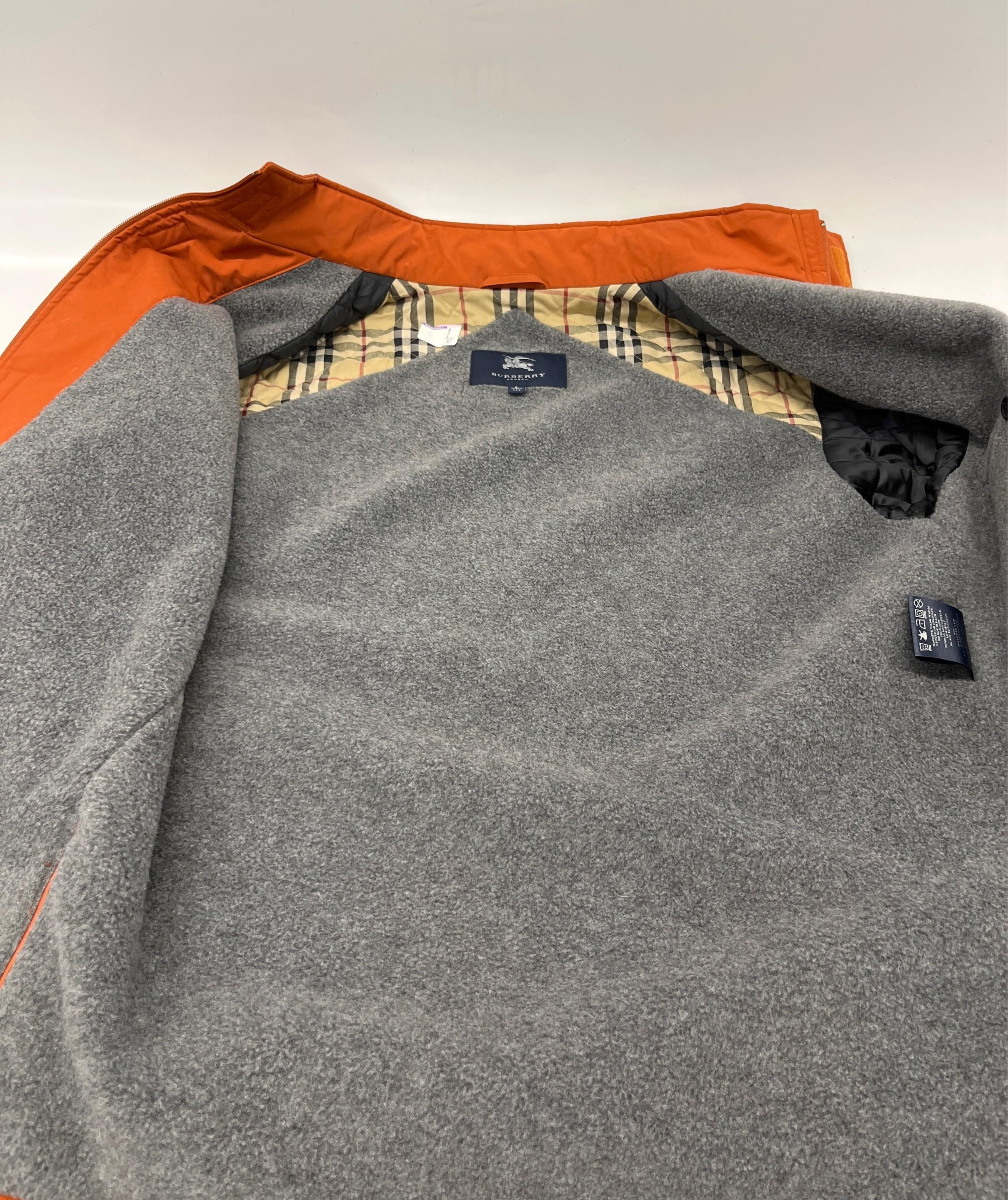 Burberry Orange Jacket - Men's - Large