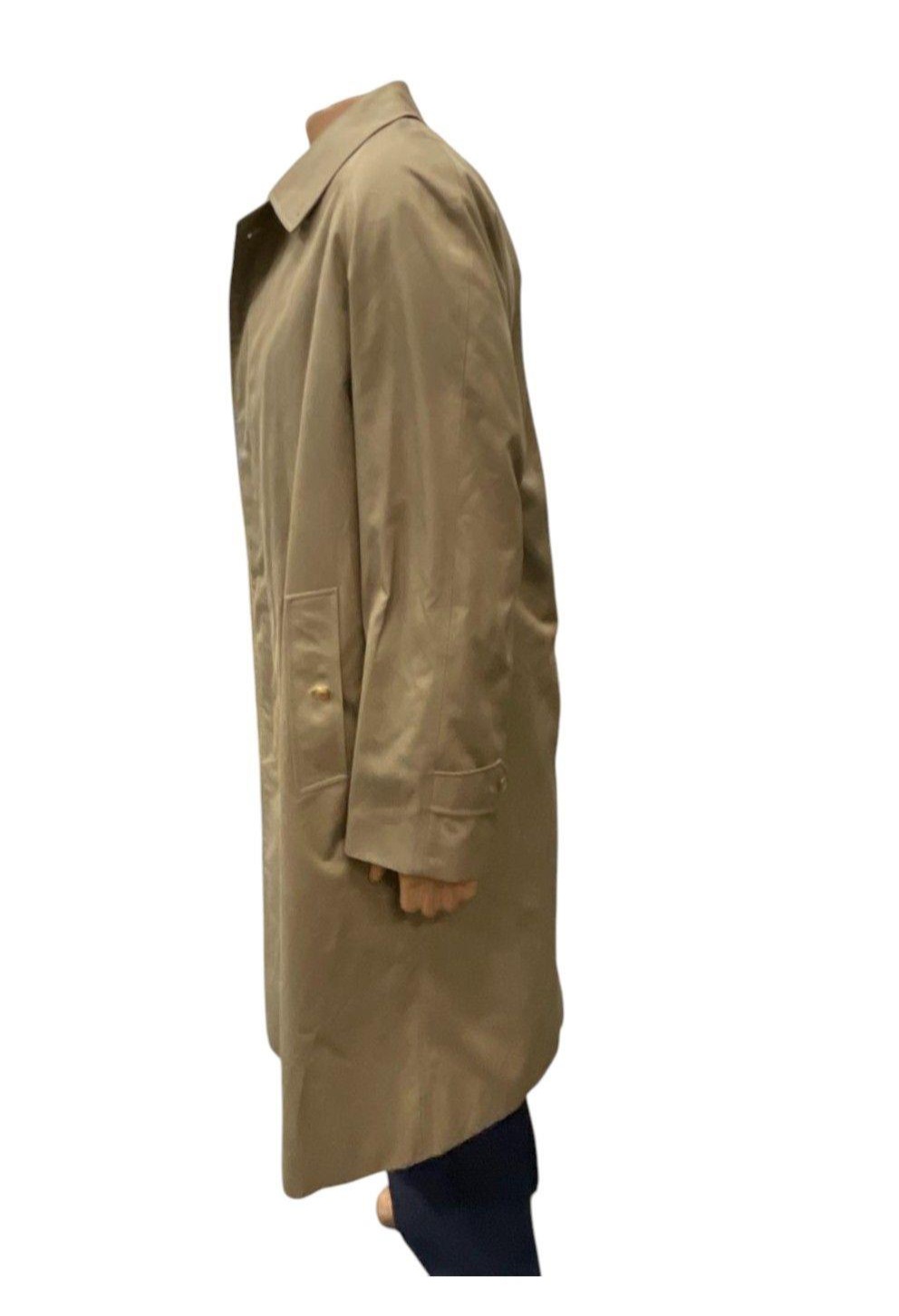 Men's Burberry Khaki Trench Coat with Wool Lining - Both in Wonderful Condition