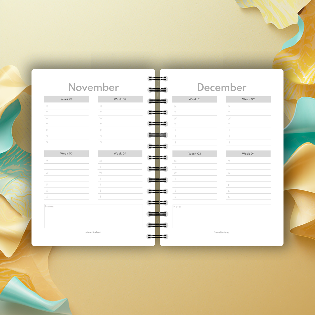 Friend Indeed | Mustard Notebook