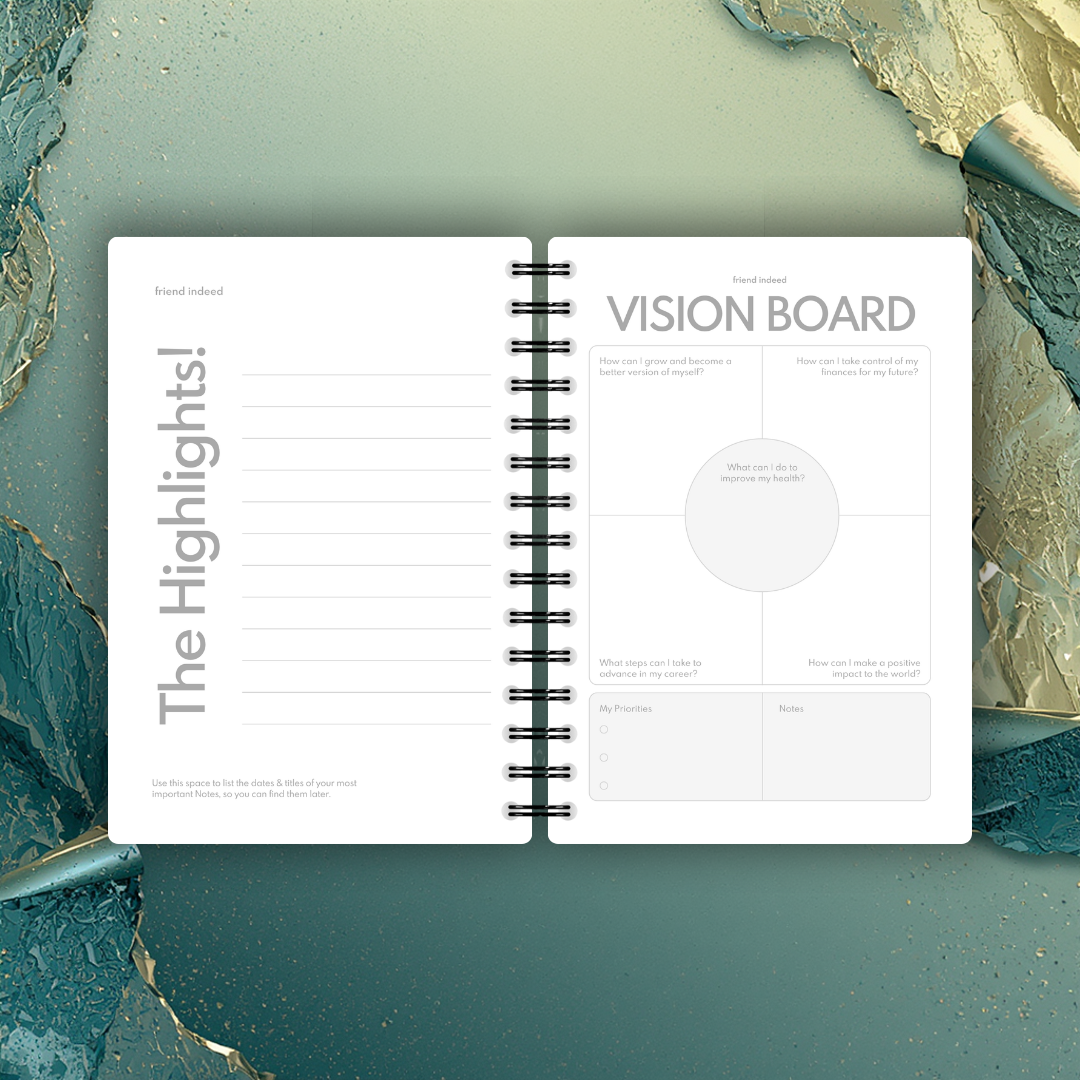 Friend Indeed | Teal Notebook