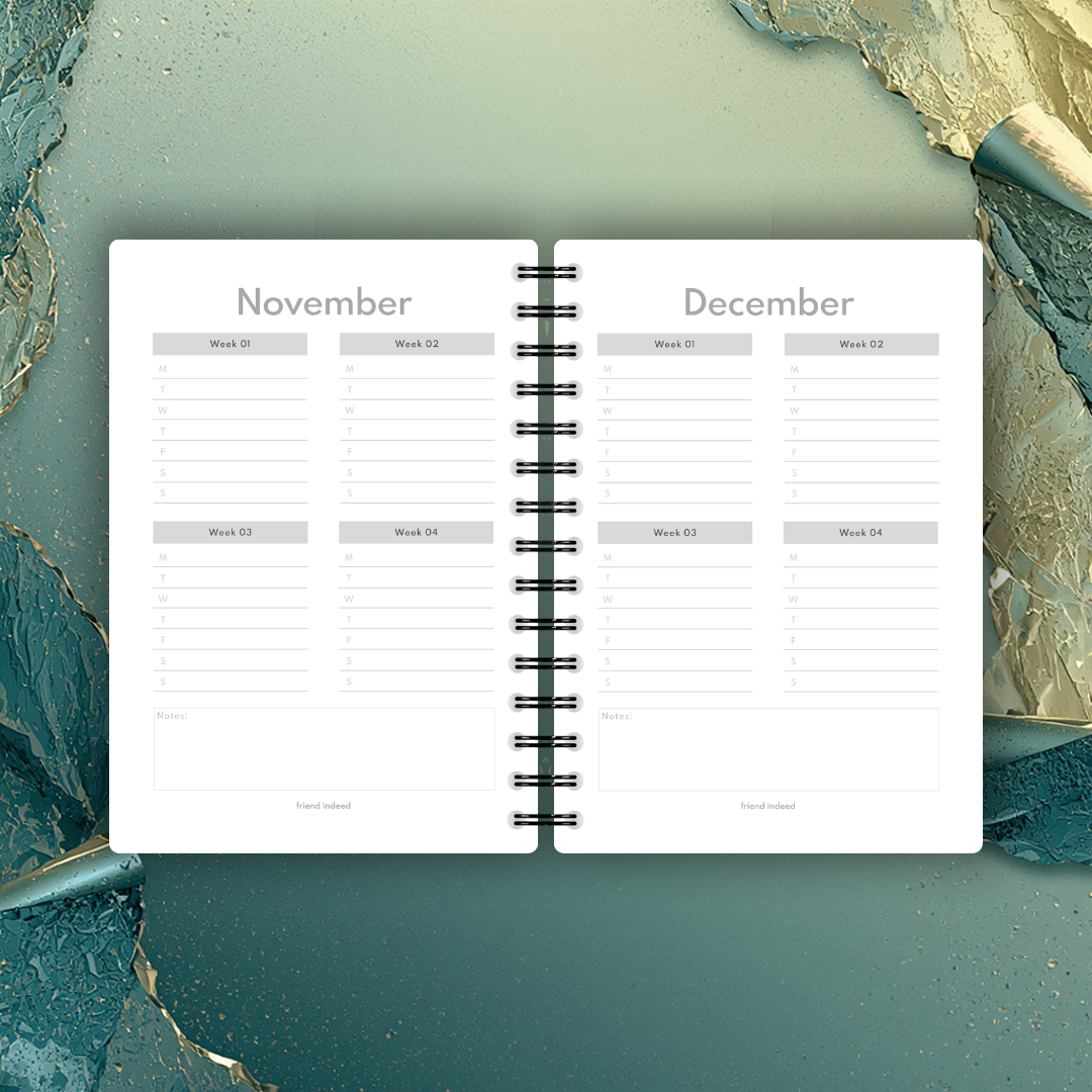 Friend Indeed | Teal Notebook