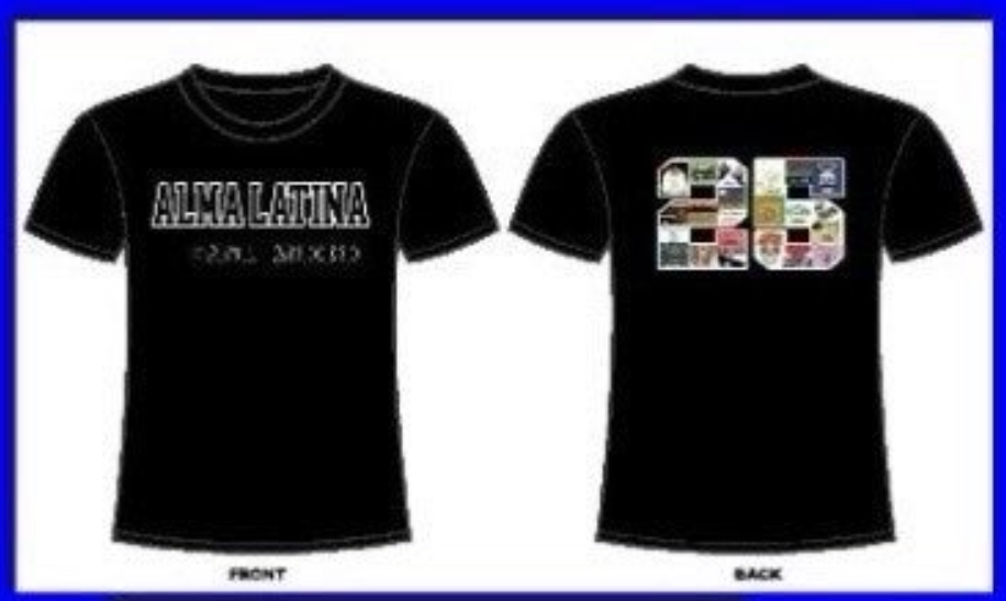 Alma Latina 25th Anniversary T-Shirt