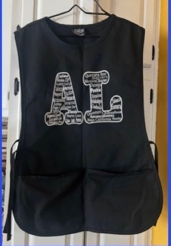 Black Apron with AL Design