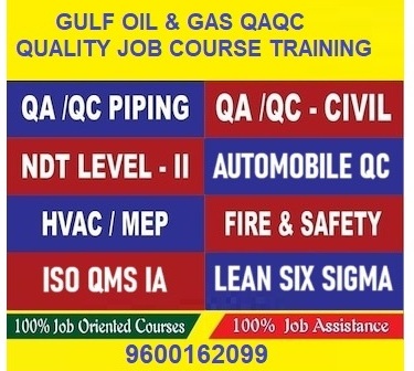 Gulf Oil & Gas QAQC Quality Job Course Training