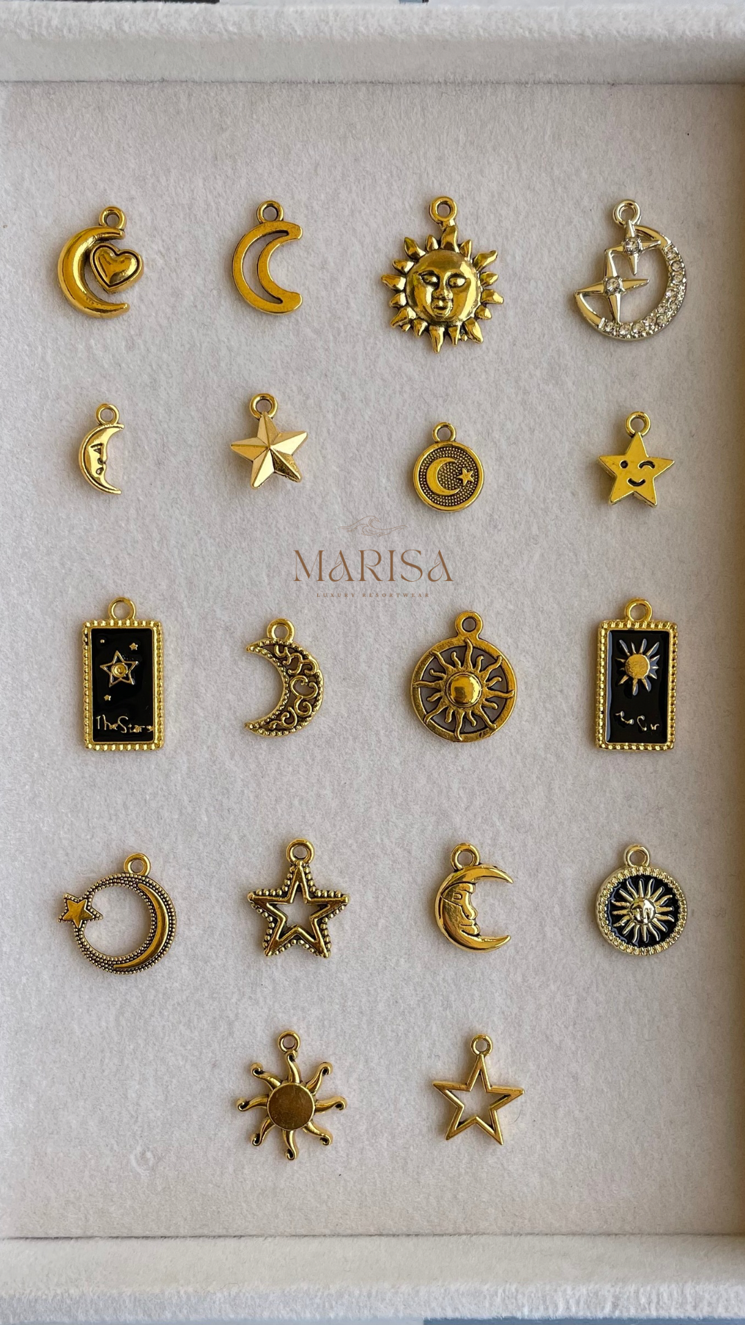 Celestial Gold Charms Collection