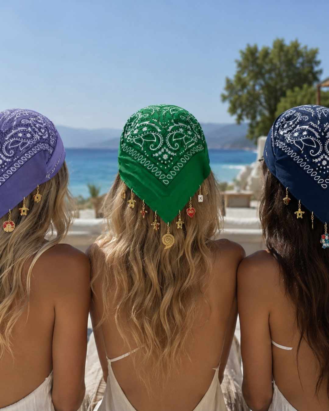 Women Charm X Head Bandana