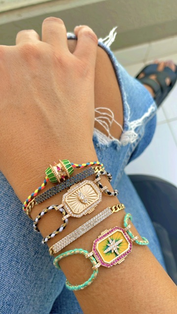 AURA EYE GOLD BRACELET